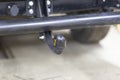 Trailer coupling.Installing a towbar on a passenger car.Cargo transportation by passenger car Royalty Free Stock Photo