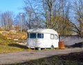 Trailer House Camper Royalty Free Stock Photo