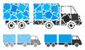 Trailer Mosaic Icon of Rough Elements