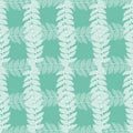 Trailing Leaves Grid Vector Background Pattern Royalty Free Stock Photo