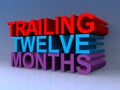 Trailing twelve months