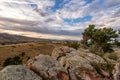 The trails around Horsetooth Reservoir Royalty Free Stock Photo