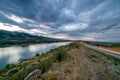 The trails around Horsetooth Reservoir Royalty Free Stock Photo