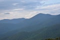 Trails on the Blue Ridge Parkway in the Smokies Royalty Free Stock Photo