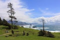 Ecola State Park on the Pacific Coast at Cannon Beach, Oregon Royalty Free Stock Photo