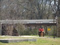 A Late Winter`s Ride Into Beautiful White Rock Lake Park Royalty Free Stock Photo