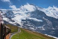 Train through the Alps