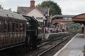 Train arriving at Bewdley, Severn Valley Railway Royalty Free Stock Photo