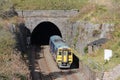Train Blea Moor Tunnel on Settle to Carlisle line Royalty Free Stock Photo