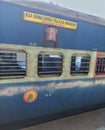 Train Blue India railway station Chennai Central