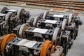 Train bogies spare part Royalty Free Stock Photo