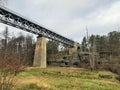 Train Bridge in Peklo, Ceska Lipa, The Czech Republic 02