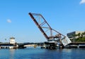 Train Bridge in Tampa, Florida Royalty Free Stock Photo