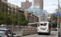 Train on Broadway New York USA