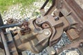 Train car hook coupler