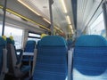 train carriage interior Royalty Free Stock Photo
