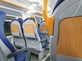 train carriage interior Royalty Free Stock Photo