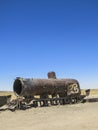 Train cemetery, Bolivia. Royalty Free Stock Photo