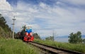 The train on Circum-Baikal Royalty Free Stock Photo