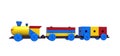 Train, colorful wooden toy