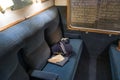 Train compartment in the hogwarts express