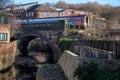 Train Bridge Sheffield Royalty Free Stock Photo