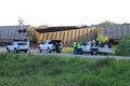 Train derailment near Silverlake, Kansas Royalty Free Stock Photo