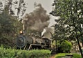 Train at Dollywood in Tennessee Royalty Free Stock Photo