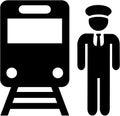 Train driver icon