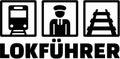 Train driver icons with german job title