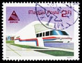 Train, EXPO -85, Japan - High speed railway, Events serie, circa 1985