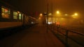 Train in the fog