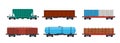 Train freight wagons,