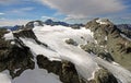 Train Glacier above the Semaphore Lakes Basin. Royalty Free Stock Photo