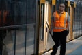 Train Guard at Sydney Train Station