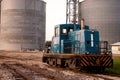 Train Head Car Silos