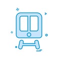 Train icon design vector Royalty Free Stock Photo