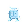 Train icon design vector Royalty Free Stock Photo