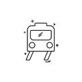 Train icon design vector Royalty Free Stock Photo