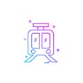 Train icon design vector Royalty Free Stock Photo