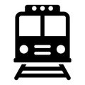 Train Icon in Dualtone Style