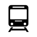 Train icon flat vector illustration design