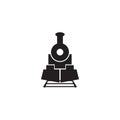 Train icon logo design vector template Royalty Free Stock Photo