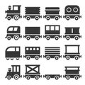 Train Icons Set