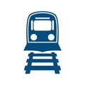 Train illustration logo icon Royalty Free Stock Photo
