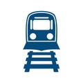 Train illustration logo icon Royalty Free Stock Photo