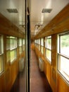 Train interior passageway