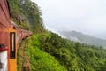 Kandy to Ella train journey - Sri lanka Royalty Free Stock Photo