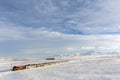 Train and landscape in Kars, Turkey