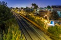 Train lights Royalty Free Stock Photo